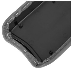 Gray Center Console Armrest Cover Civic 2006-2011 Synthetic Leather Plastic