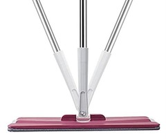 NEW & EASY – Dual Chamber Microfiber 360 Mop and Bucket With 8 Reusable Pads