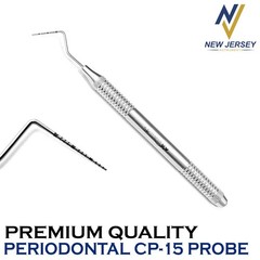 Periodontal CP-15 Probe Color Coded Marking Probe Dental Perio Pocket Depth Prob