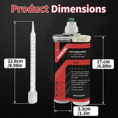 Panel Bonding Adhesive for Auto Body Panel Repair,TwoPart Epoxy,Bonds Metal &…