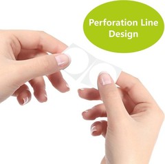1500 PCS White Round Color Coding Circle Dots Inventory Stickers Labels with