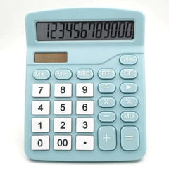 1 pc Solar Scientific Calculator Large Display Cute Office Desktop Calculator
