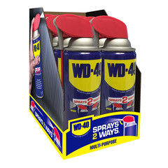 (6 pack) Classic WD-40 Formula, Multi-Use Product with Smart Straw Sprays 2 Ways