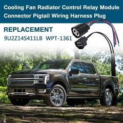 Cooling Fan Radiator Control Relay Module Connector Pigtail Wiring Harness Pl…