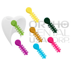 ELASTIC LIGATURE MINI TIES ( 1.000 PCS ) Latex free Orthodontic Made un USA