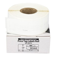 DYMO Compatible LW 30373 Pricetag Labels (Rat Tail Style) – (42) Rolls of 400