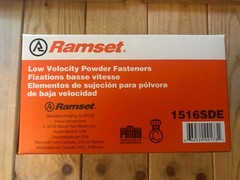 Ramset 1516SDE Powder Fastening Systems 2-1/2-Inch Drive Pin w/Washer 200 ct
