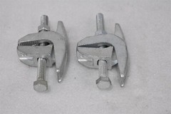 LINDAPTER TYPE F9 FLANGE CLAMP 4559/4560 THREADED CLAMP ASSEMBLY (LOT OF 2)