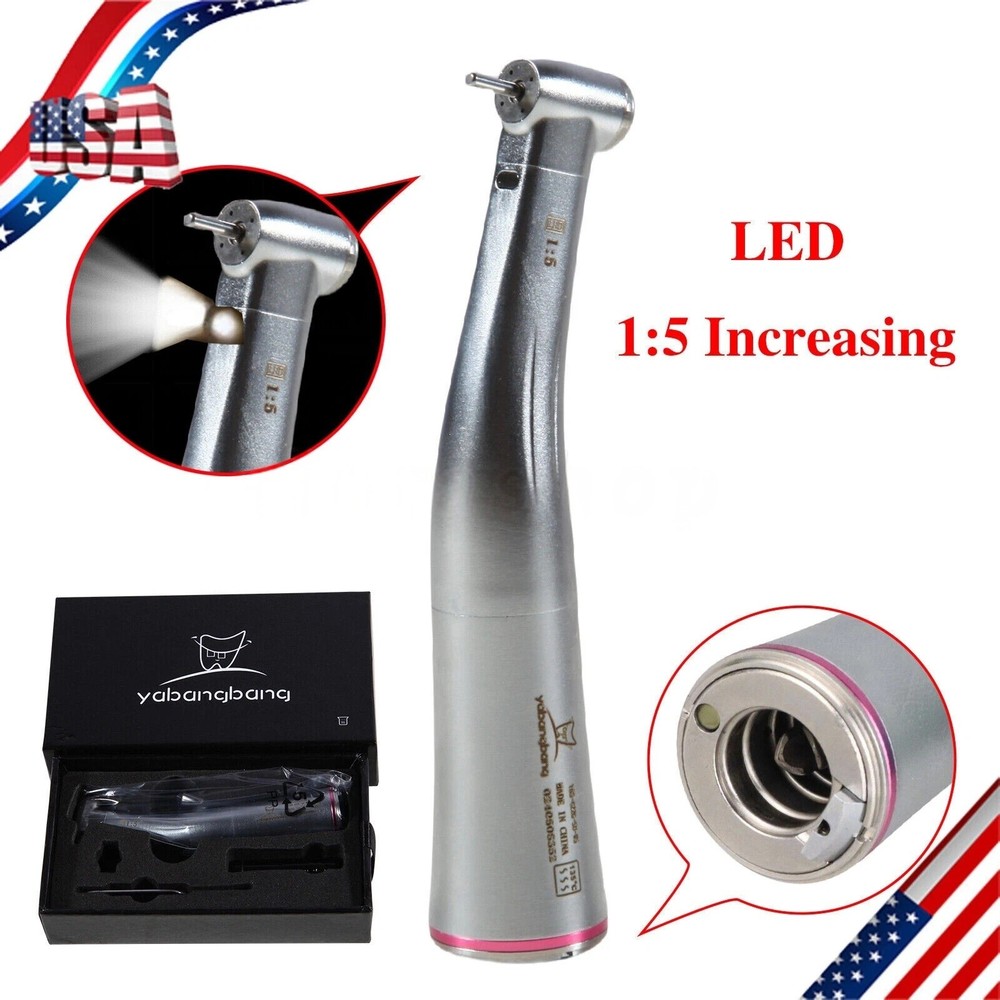 Dental X95L 1:5 Increasing Handpiece Led Fiber Optic Inner Water Spray For NSK