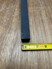 1″ Square X 11-3/4″ Black ABS Plastic Square Bar Stock USA Sealing PS-ABSB-132