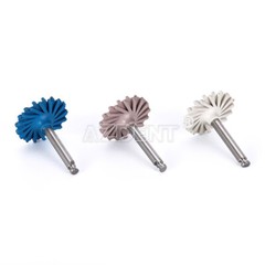 Dental Polishing Kit Diamond Rubber Polisher Composite Resin Base For Handpiece