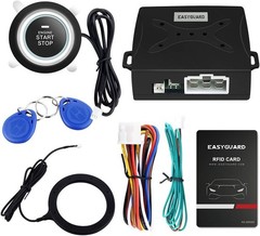 EC004 Smart RFID Push Engine Start Button kit & Keyless Go System Upgrade Key…