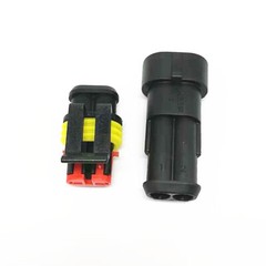 Car 1 2 3 4 5 6 Pin Superseal Waterproof Electrical Terminal Wire Connector Plug