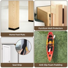 High Density Self-Adhesive Sound Insulation Acoustic Closed Cell Foam, 5.8 sq…