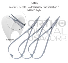 Set x 3 Mathieu Pliers High Quality Pliers Needle Holder Made for USA seller