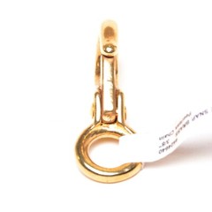 PEERLESS 3/8″ Fixed Eye Snap Hook Polished Brass 2-1/8″ Long #249B