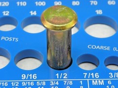 2-10-50-100-200 USA 1/2″ (12MM) X 1-3/8″ (30MM) YELLOW ZINC CLEVIS PIN NH