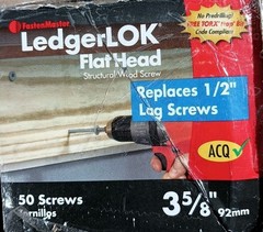 (48) FastenMaster LedgerLok 3-5/8 Flat Head Wood Screw(s)