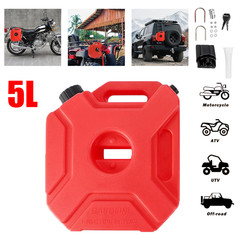 ✨5L Gas Fuel Tank Gas Can Oil Storage Can For ATV UTV Gokart Motorcycle Car SUV