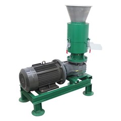 220V Wood Bran Straw Pellet Machine w/8mm Plate Biomass Fuel Maker 60KG/h 7500W