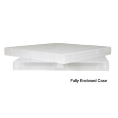 3 Ring Case View Case Binder with Overlay – 1.0 Inches (Clear) – 3 Pack