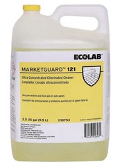 Ecolab Marketguard 121 All Purpose Cleaner, Concentrated Chlorinated, 2.5 Gal