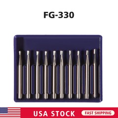10-100pcs Dental Tungsten Steel Carbide /Gold Metal Cutting Burs For High Speed