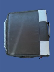 Case-it 2-Inch Dual D-Ring Zipper Storage Binder 4 inch Capacity Black