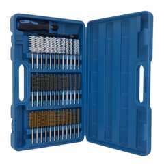 Drill Brush Cleaning Set Steel Brass Nylon Wire 36pcs for EGR 8-19mm Hex