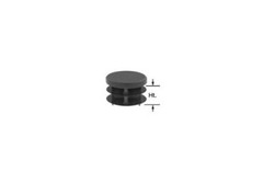 2 1/4″ Inch Round Plastic Plug Insert End Cap Chair Table Glide for 11-14ga Tube