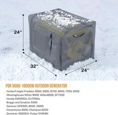 Generator Cover Waterproof 5000-10000W Heavy Duty Outdoor Open Frame Universal