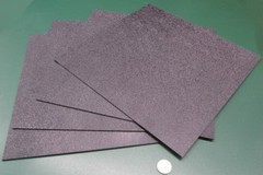 ABS Sheet Haircell Textured, 1 Side, Black, .094″ (3/32″) x 12″ x 12″, 8 Units