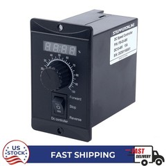 STEPPERONLINE AC Motor Speed Controller 250W 12-48VDC for Variable Speed Motor