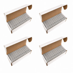 4 BOXES BUNDLE DEAL, 1/4 OZ GREY STICK-ON ADHESIVE WHEEL WEIGHTS TAPE LEAD-FREE
