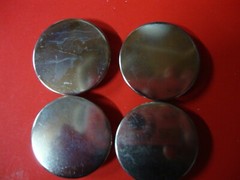 Chrome Plug Button, For 1-1/4″ hole size, HH Smith 3085 Quantity of 4