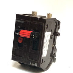 Wadsworth A250NI 50 Amp 2 Pole Metal Foot Circuit Breaker A250
