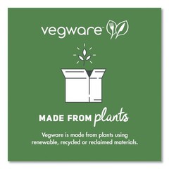 Vegware SC06G 3.5 in. x 1.7 in. 6 oz. Soup Containers – Green/WT (1000/CT) New