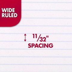 Mead Composition Notebook, Wide Ruled Paper, 7.5″ x 9.75″, Pack of 1, Black
