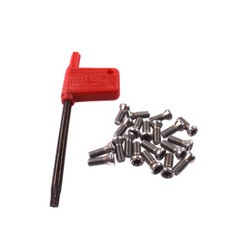 20pcs M3.5x10mm Alloy Steel Torx Screws For Replaces Carbide Insert CNC Lathe
