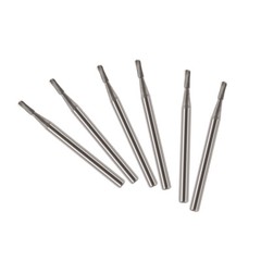 10Pcs Dental Tungsten Carbide Burs Pear-Shaped Tungsten Steel FG 245 Bur Drills