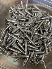 NEW COMMERCIAL METAL DOOR HINGE SCREWS #12-24 1/2″ PHILLIPS HEAD 410 STAINLESS