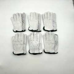 PIP 991K Leather Drivers Gloves Size Medium Keystone Thumb Slip On Cuff 6 Pairs