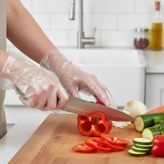 Disposable Food Service Plastic Gloves For Kitchen Serving Disposable Glove