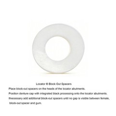 4/PK Dental Standard Extended Range Retention Cap fit Zest Locator Male Inserts