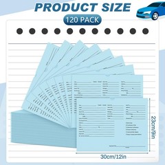 120 Pcs 9×12 Vehicle Dealer Jackets for Car Sales – 32lb Colored Paper