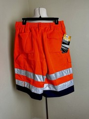 NEW Portwest Hi-Vis Work Shorts Lightweight Polycotton Reflective Safety Cargo L