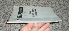 1966 Omc Outboard Marine Corp Stern Drive Dealer Service Directory Book Brochure