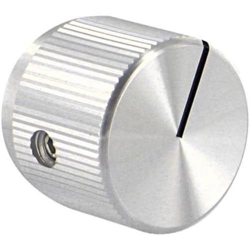 1Pc TE AMP KLN700A1/4 Knob, 0.740 in., Straight Knurl, 0.250 in., Natural,