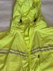 CREATMO US Men’s Reflective Safety Hooded Wind Breaker Jacket (2XL). New-other
