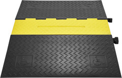 Heavy Duty 5-Channel Cable Protector Ramp – 22,000 lbs Capacity, ADA Compliant